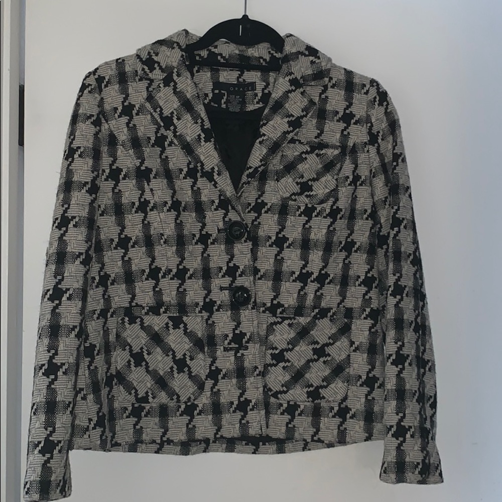Plaid blazer